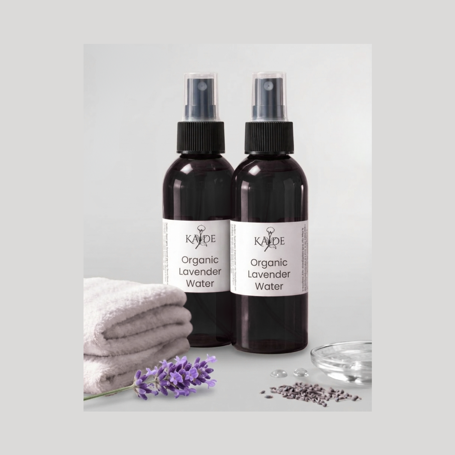 Organic Lavender Flower Water (Hydrosol)